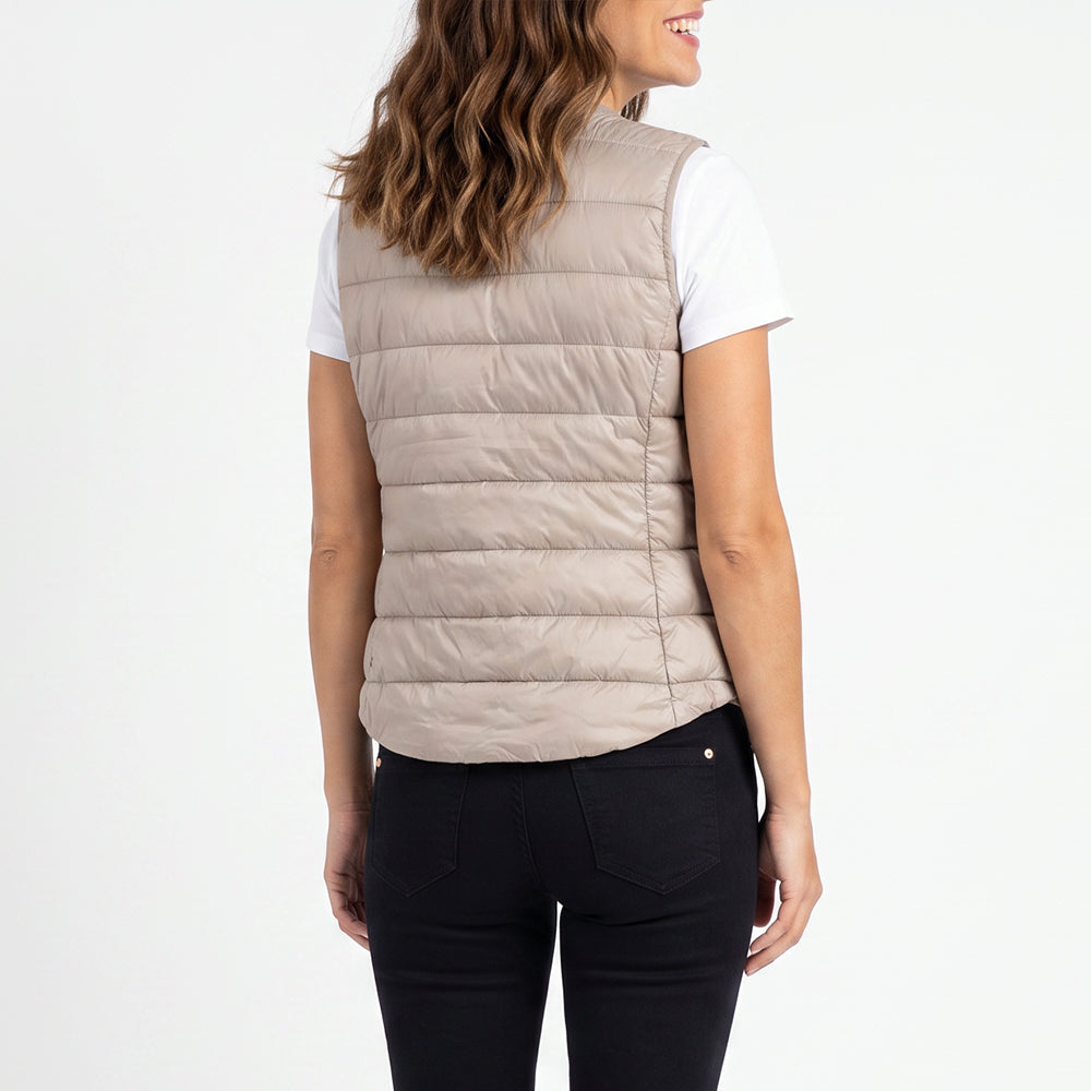 GREY  2 IN 1 PUFFER JACKET (BODYWARM AND JACKET)