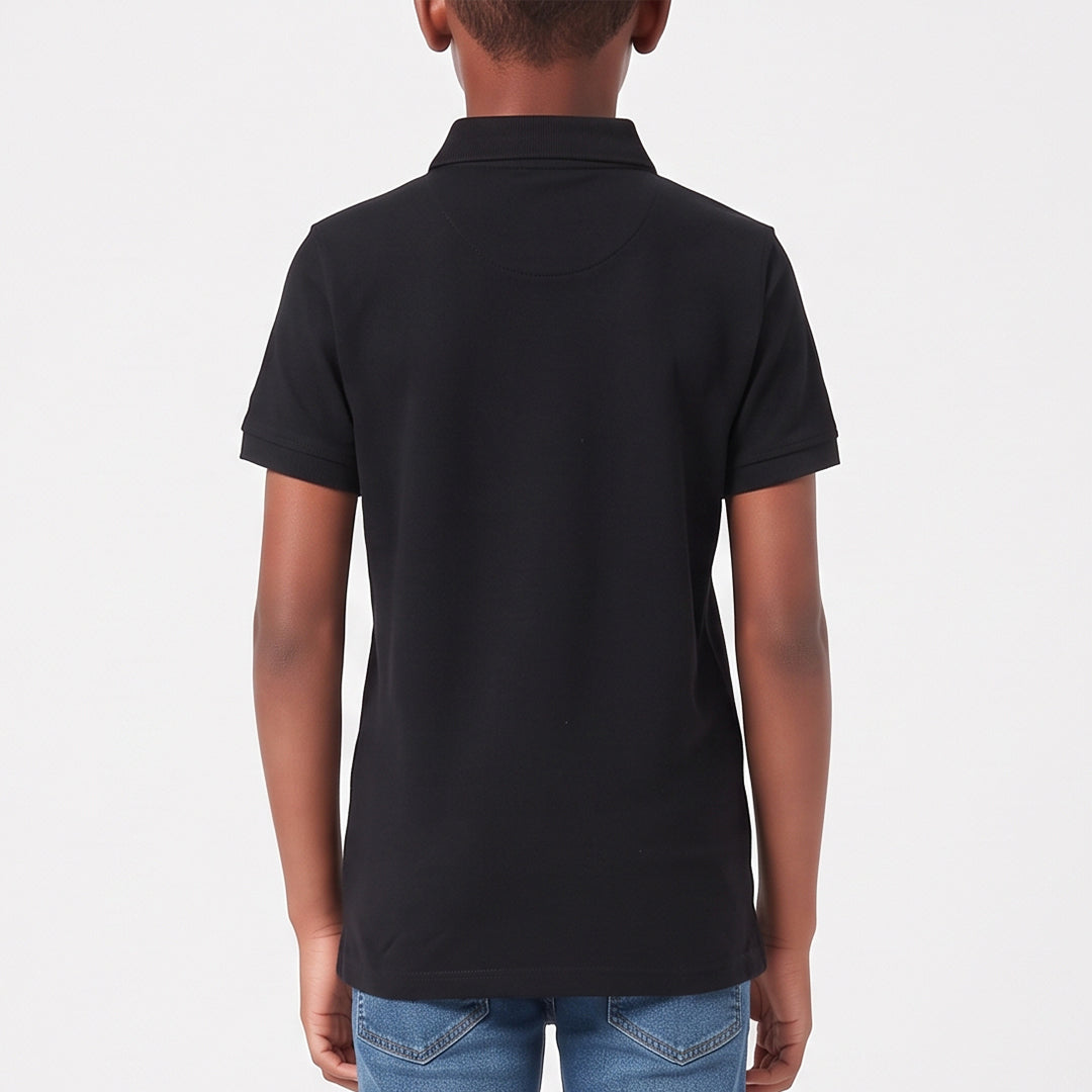 Black Printed Golfer