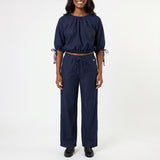 LADIES ALORA INDIGO TOP