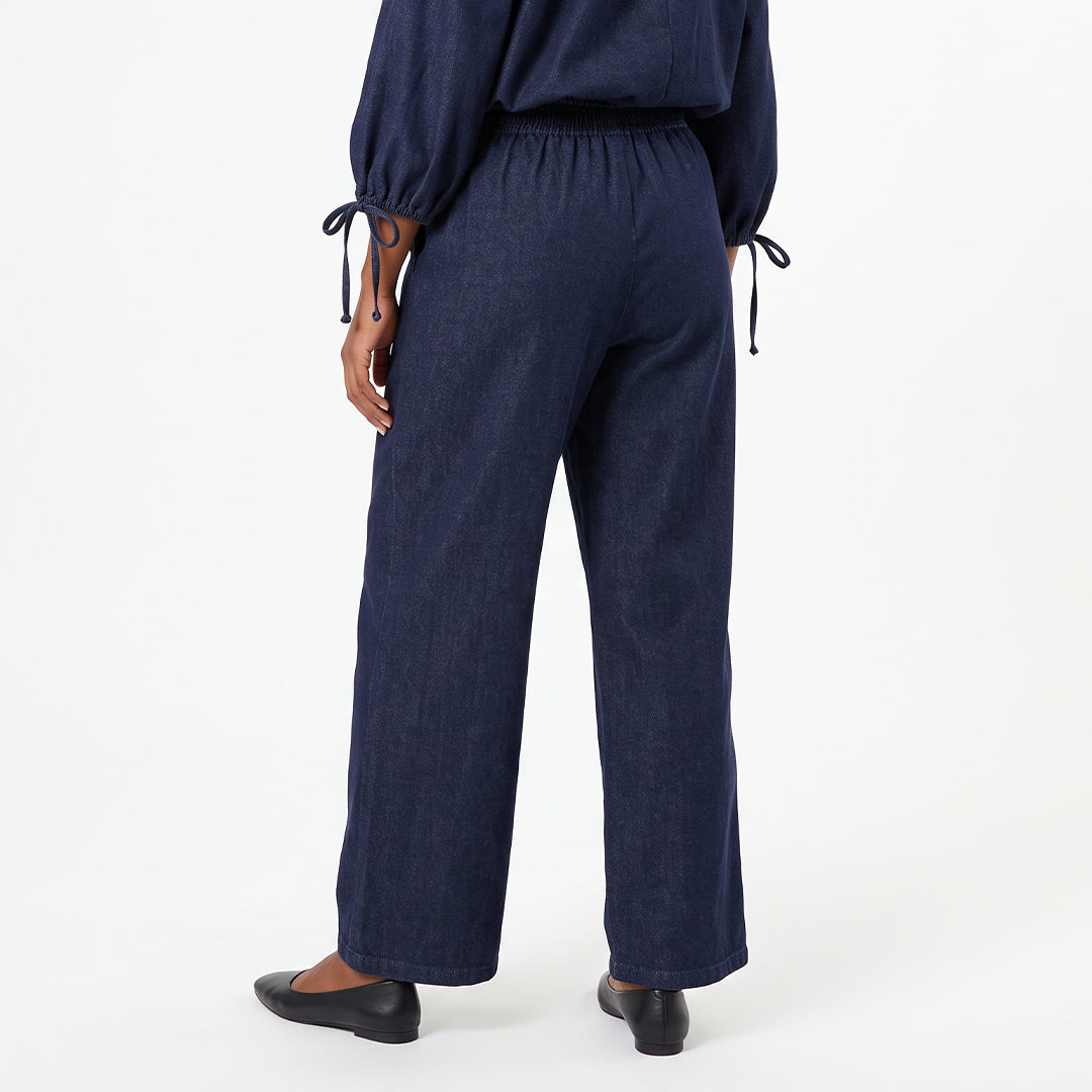 LADIES ALORA INDIGO PANTS