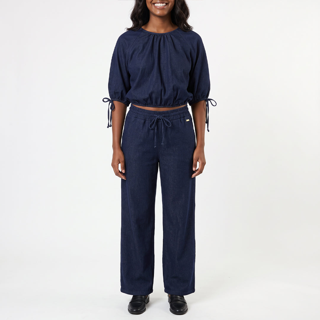LADIES ALORA INDIGO PANTS
