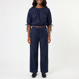 LADIES ALORA INDIGO PANTS