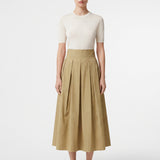 PLEATED LONG SKIRT