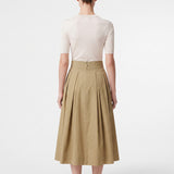 PLEATED LONG SKIRT
