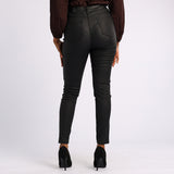 BLACK COATED SKINNY JEAN
