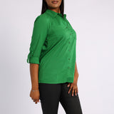GREEN LONG SLEEVE SHIRT