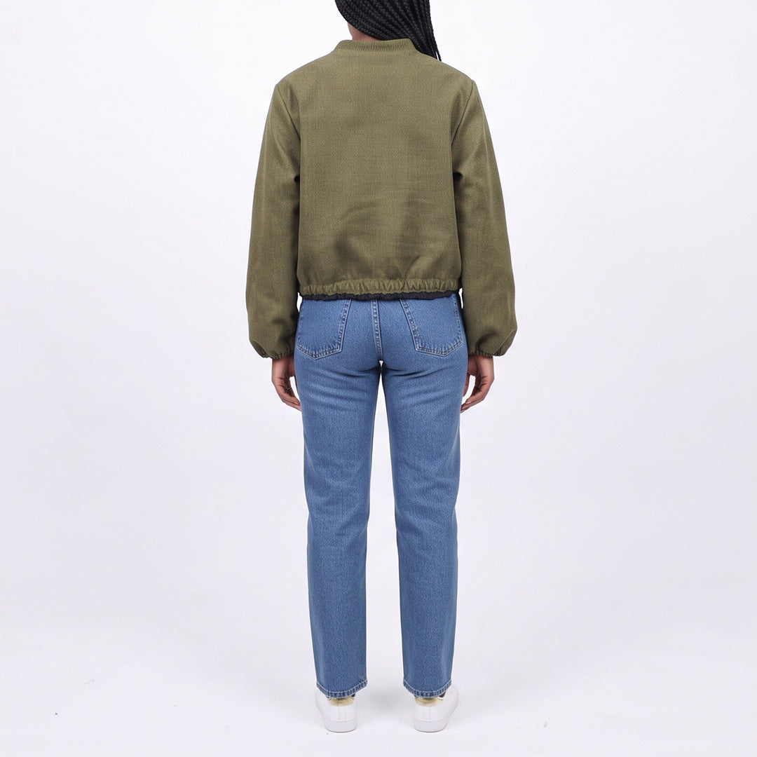 LADIES OLIVE JACKET