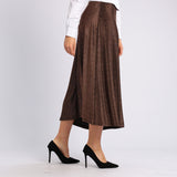 BROWN SHIMMER SKIRT