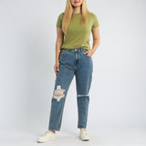 MEDIUM BLUE DENIM JEAN