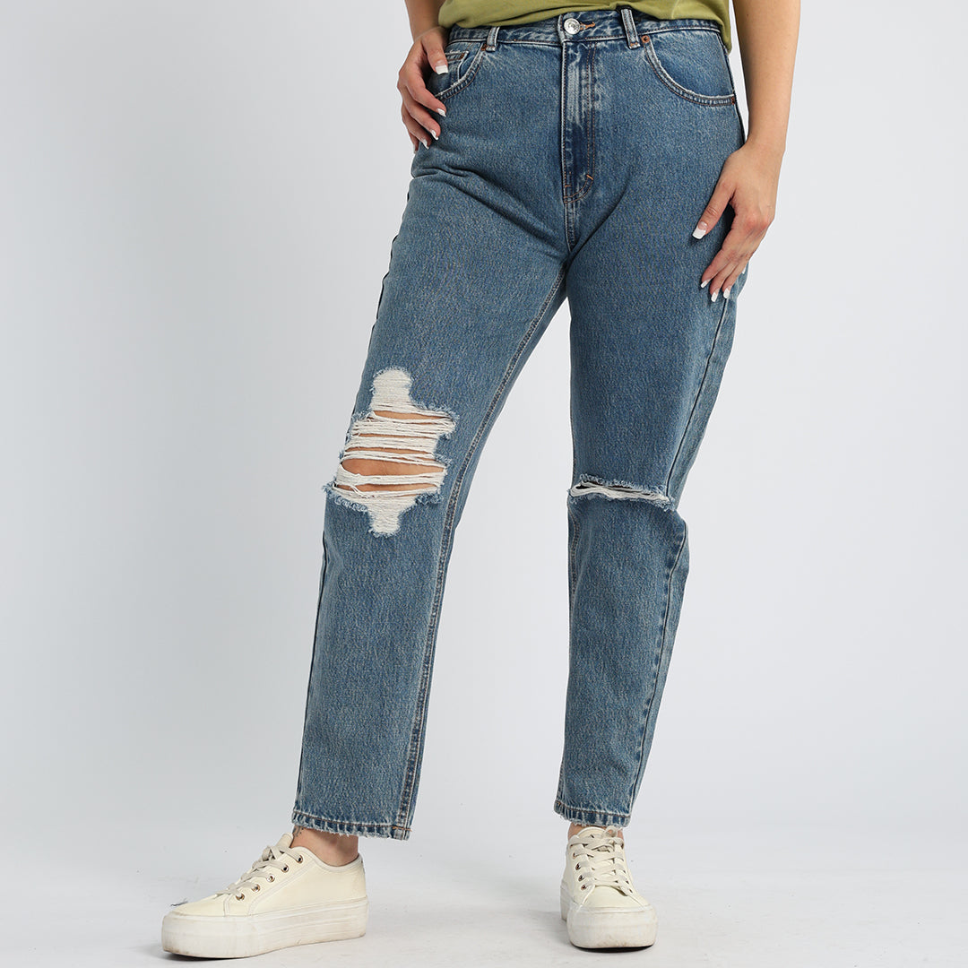 MEDIUM BLUE DENIM JEAN