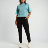 BLACK STRECH CARGO PANT