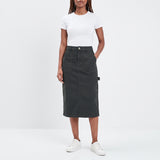 Olive Cargo Long Length Skirt