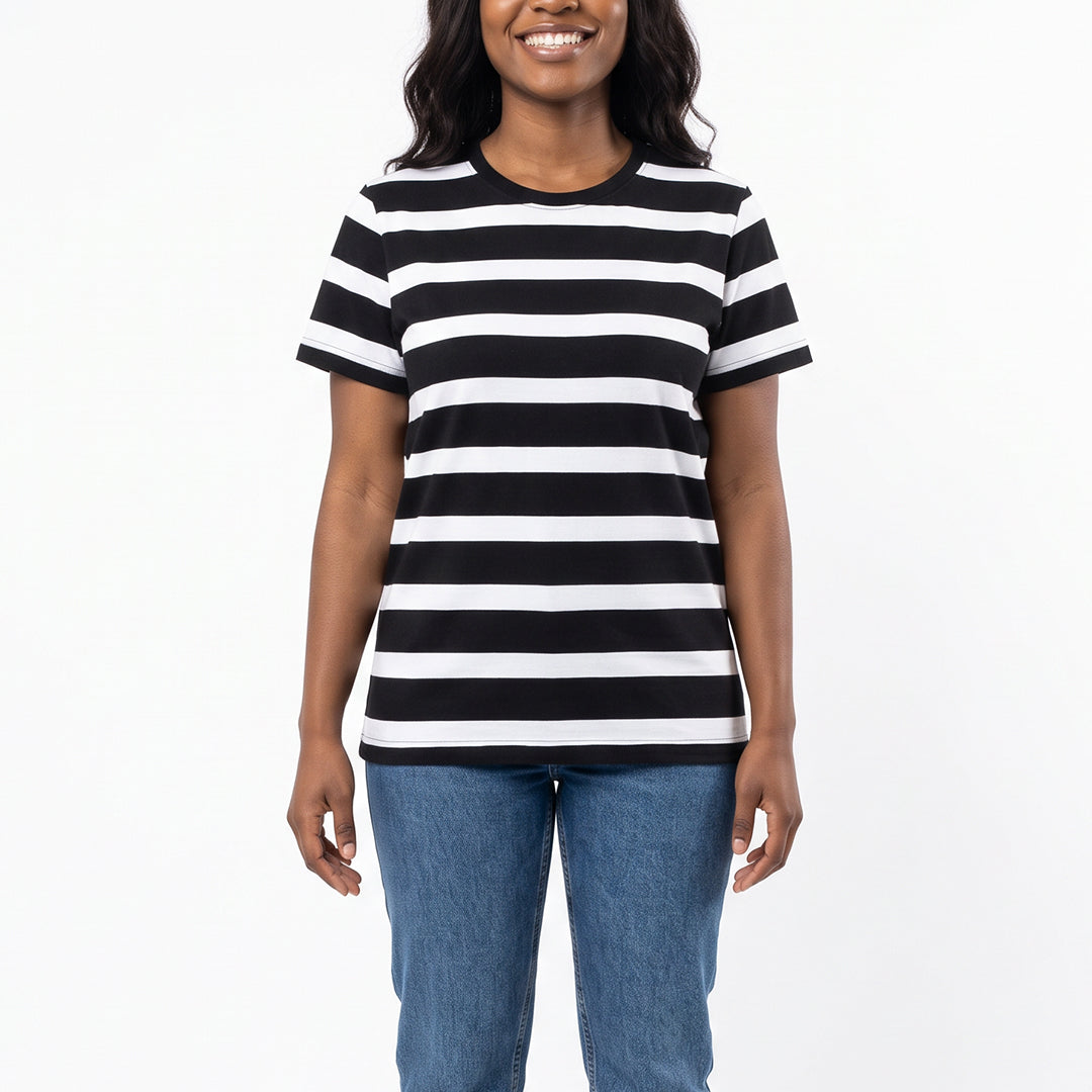 ALORA LADIES STRIPE TEE