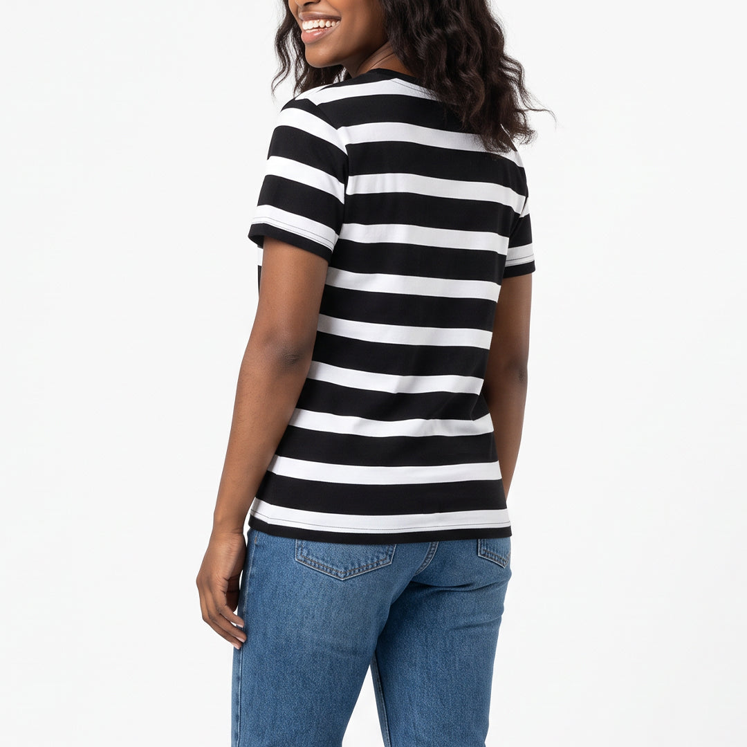 ALORA LADIES STRIPE TEE