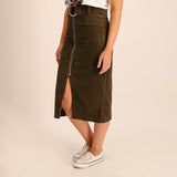 Belted skirt