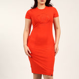 LADIES CIARRA ORANGE JOGGER DRESS