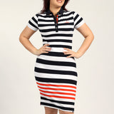LADIES CIARRA STRIPE DRESS