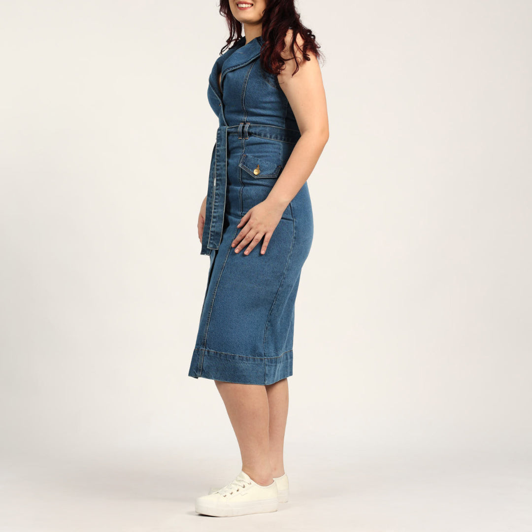 LADIES DENIM DRESS