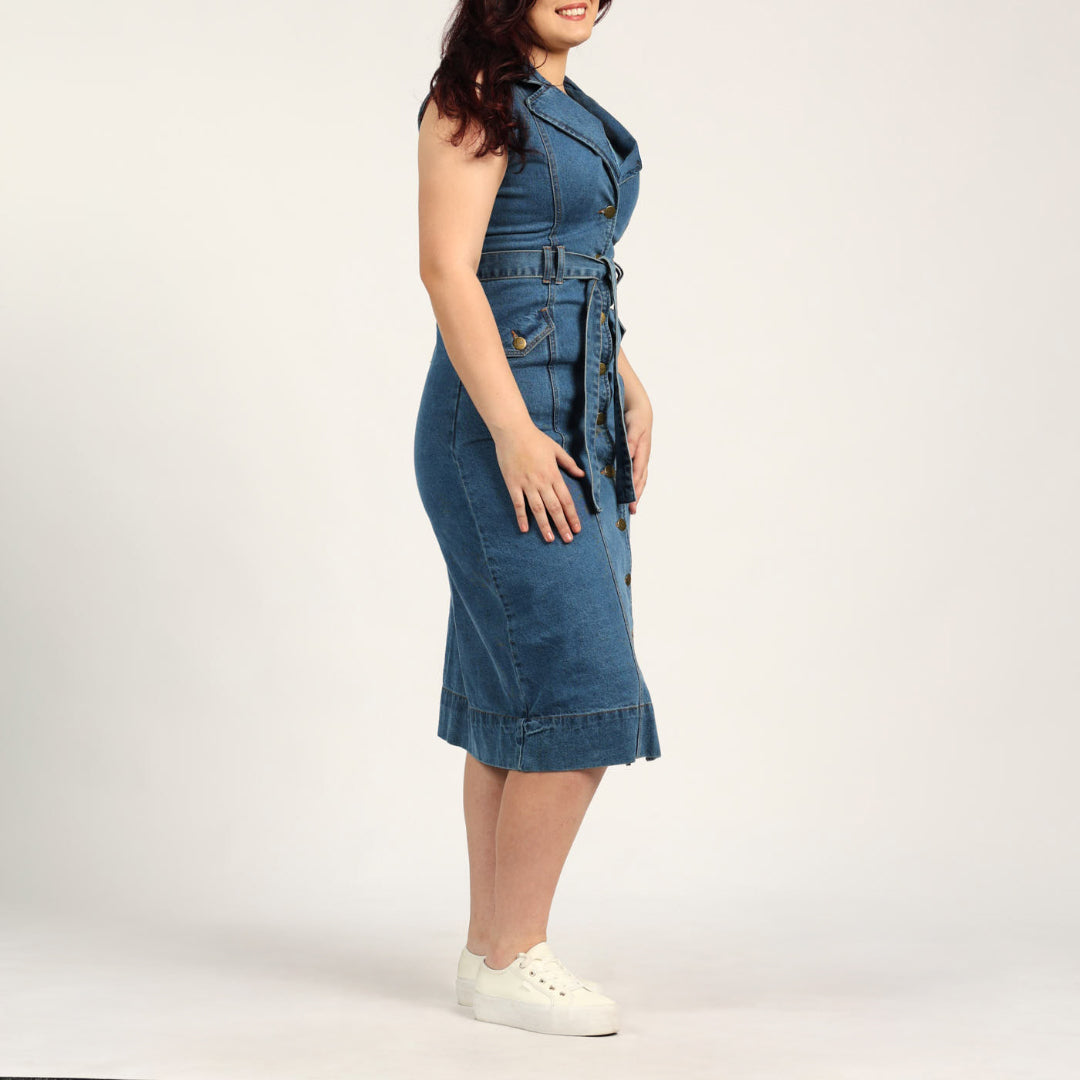 LADIES DENIM DRESS
