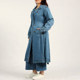 LADIES DENIM TRENCH  JACKET