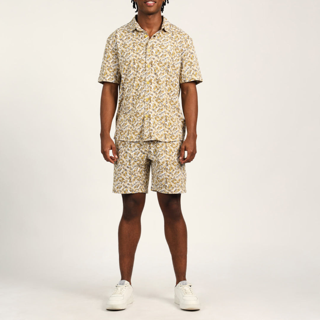 Printed Button up shirt