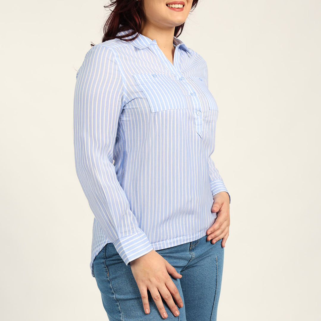 LADIES CIARRA STRIPE SHIRT