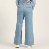 LADIES DENIM WIDE LEG JEAN