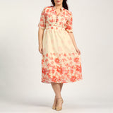 Floral Fit and Flare Dress