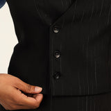 Black Lurex Waistcoat