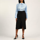 Black Wrap Skirt