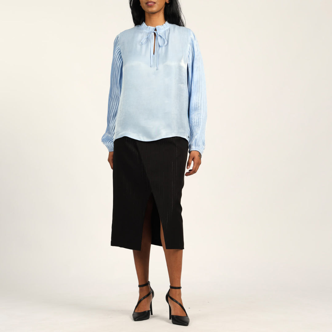 Blue Shimmer Blouse