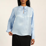 Blue Shimmer Blouse