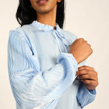Blue Shimmer Blouse