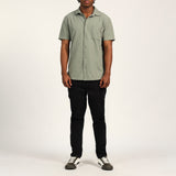 MENS ZAFF DENIM BLACK CARGO JOGGER