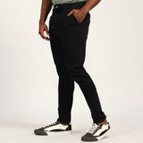 MENS ZAFF DENIM BLACK CARGO JOGGER