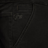 MENS ZAFF DENIM BLACK CARGO JOGGER
