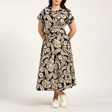 LADIES CIARRA BLACK/STONE SKIRT