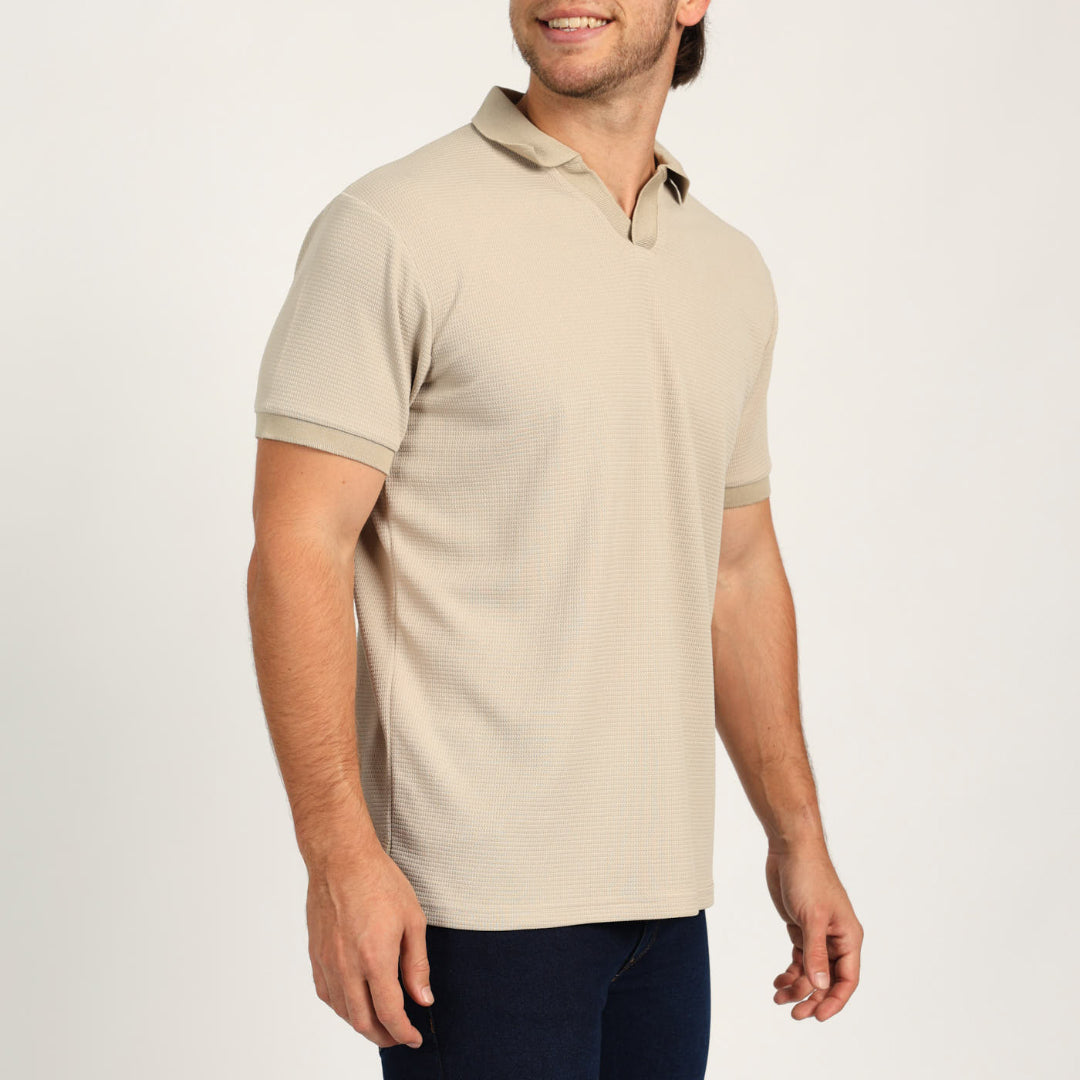 Stone Waffle Textured Golfer