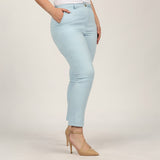 Blue Tapered Pants