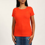 LADIES ORANGE/WHITE 2PK TOPS