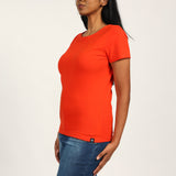 LADIES ORANGE/WHITE 2PK TOPS