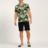 Black Floral Shirt
