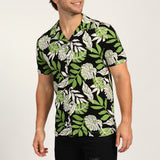 Black Floral Shirt