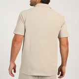 MENS MODA STONE SEERSUCKER SHIRT (GLAD-NECK)