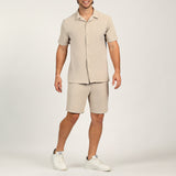 MENS MODA STONE SEERSUCKER SHORTS