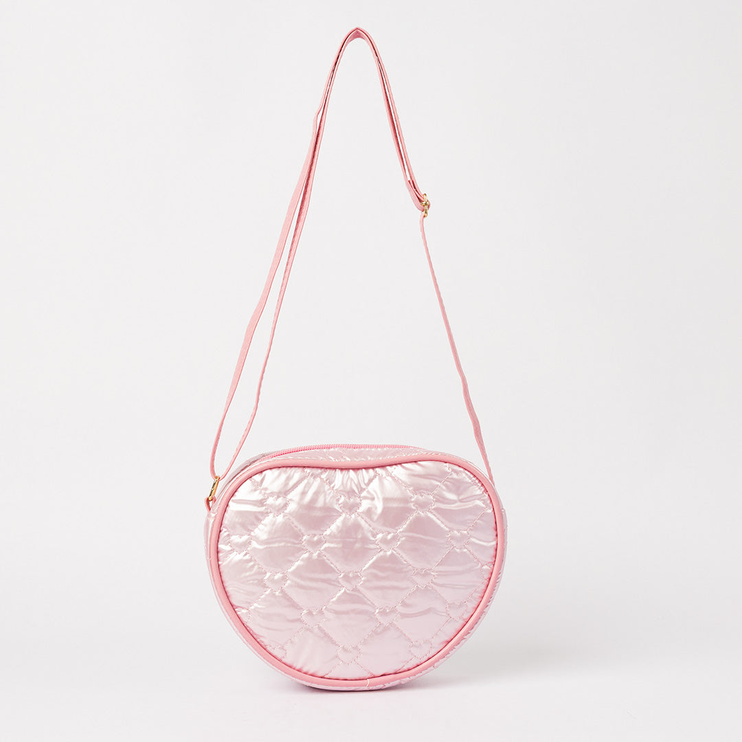 Quilted Nylon Crossbody Bag.
