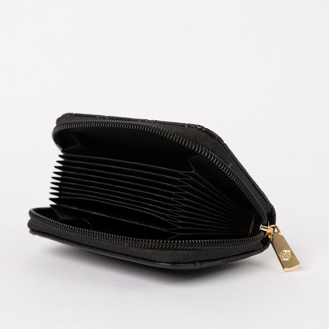 Aop Card Holder.Embossed Aop.