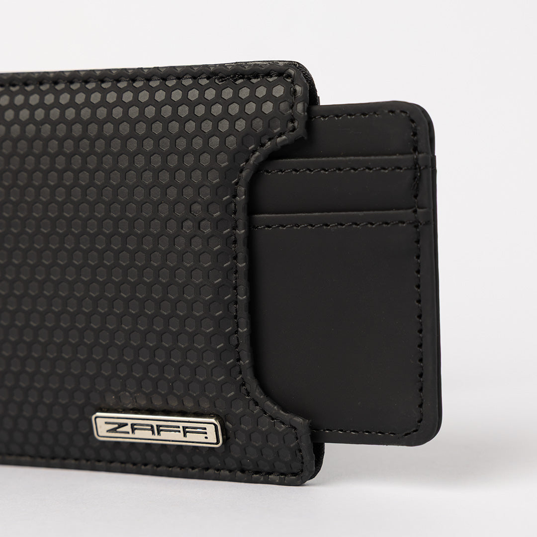 Card Holder Wallet.Textured Centre Panel.
