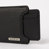 Card Holder Wallet.Textured Centre Panel.