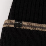 Ribbed Beanie.Contrast Cuff)